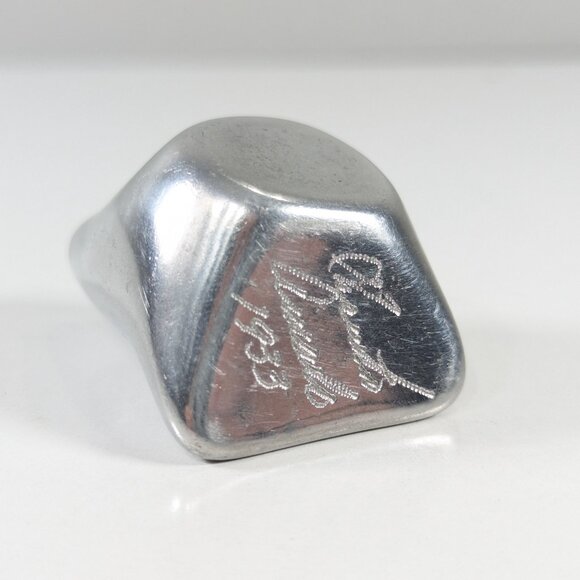 Hoselton Canada Small abstract aluminum seal or bird sculpture no 1933 - Picture 5 of 7